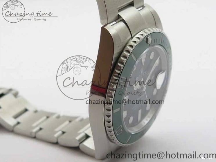 MiroTime 0701 Bold Submariner 41mm 126610 LV Kermit EWF Black Dial on SS Bracelet A 2765